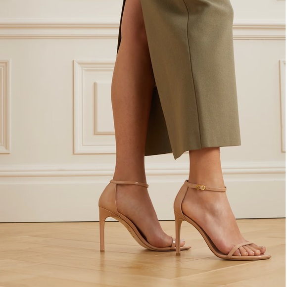 Stuart Weitzman Shoes - Stuart Weitzman Nudistsong Beige Sandals - Size 9 - Great Condition